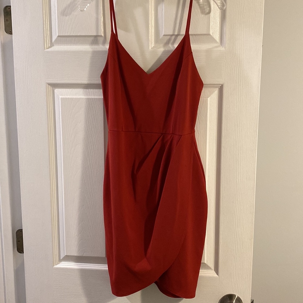 Lulus - Burnt Orange Dress - Size L